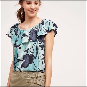 Anthropologie Meave Off The Shoulder Islander Top